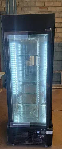 Vitrine giratória expositora de bolos ar forçado COM GARANTIA