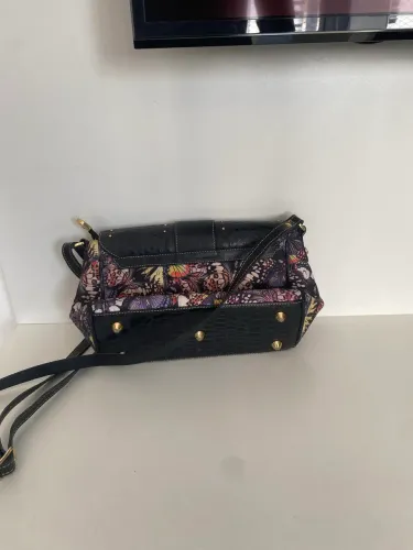     Bolsa Steffens transversal (estampa de borboletas)