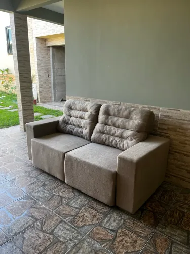 Sofá retrátil 2 lugares