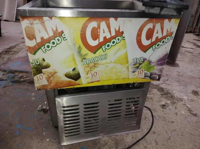 Refresqueira de inox 50litros 