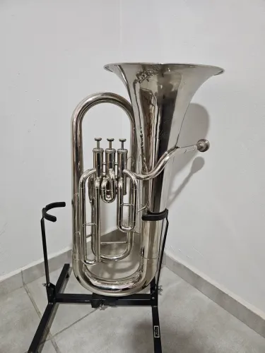 Bombardino Euphonium Weril 3 Pistos Niquelado
