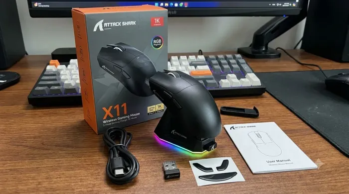 Mouse attack shark x11 lacrado 