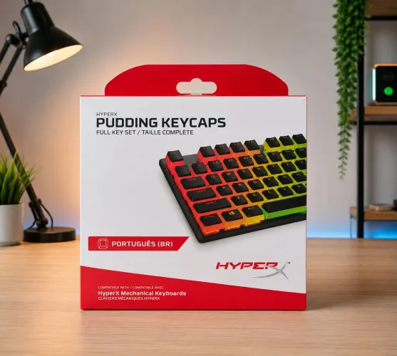 Keycaps Pudding Hyperx para qualquer teclado