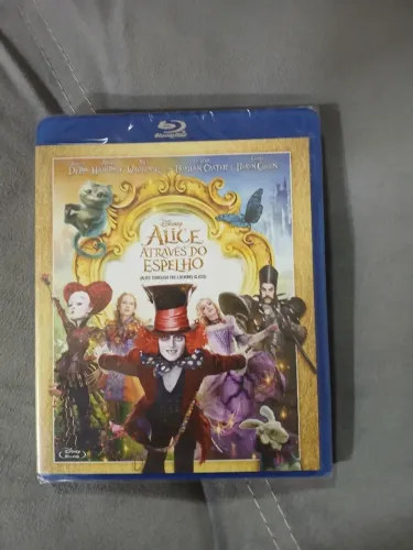 Bluray Alice Através Do Espelho original Lacrado
