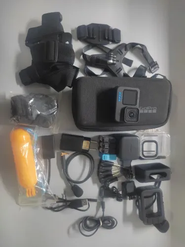 Gopro Hero 10 Black + Acessórios + Cartão de Memória