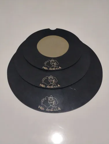 Kit 3 Pads Abafadores Gorilla. 10", 12" e 14"