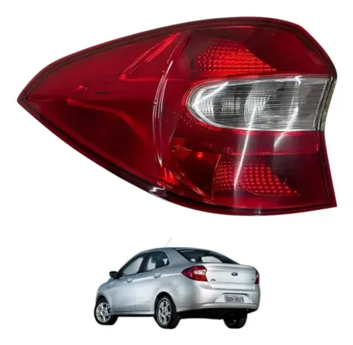 Lanterna Esquerda Ford Ka Sedan 2014 2015 2016 2017 2018 Esquerdo/motorista Cristal