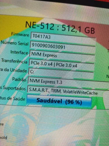 SSD NVME 512GB