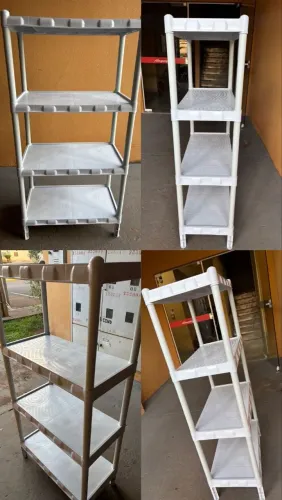 ESTANTE MODULAR 4 PRATELEIRAS 