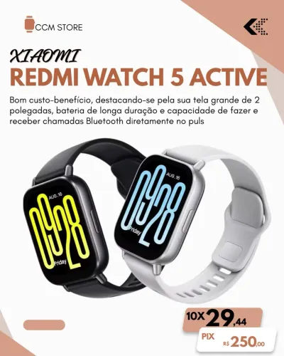 Redmi Watch 5 Active - Bride Película proteção