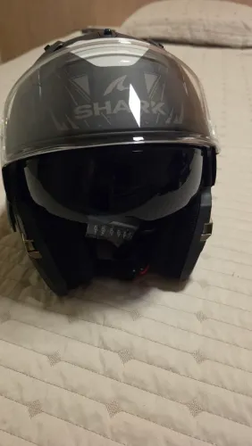 Capacete shark evo es escamotiavel