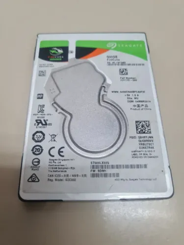 HD Seagate Firecura 500GB Notebook Sata III, ST500LX025