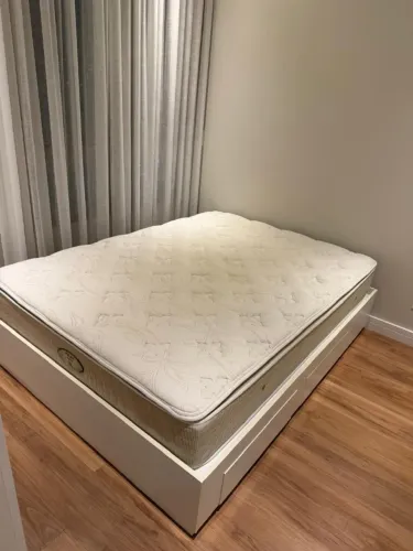 Conjunto Cama Box MDF  + Colchão casal Flex Madrid LFK Pillow Top Casal ? R$ 2.350