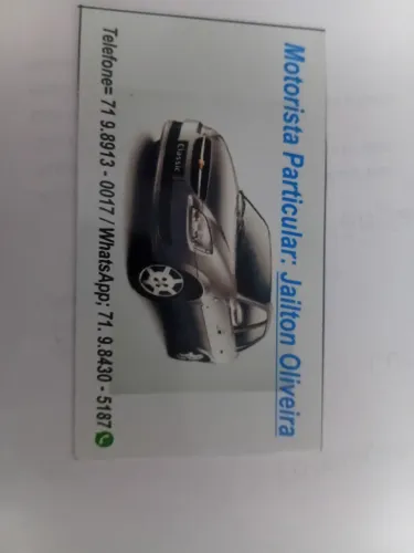 Motorista particular e instrutor de trânsito