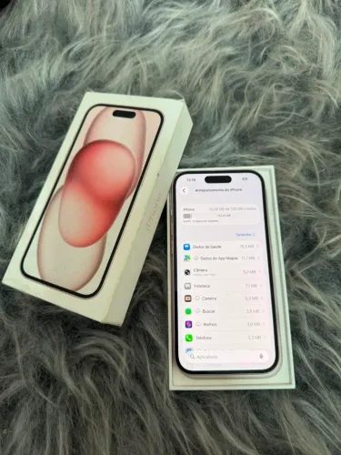 IPHONE 15 128 GB COM CAIXA ZERO