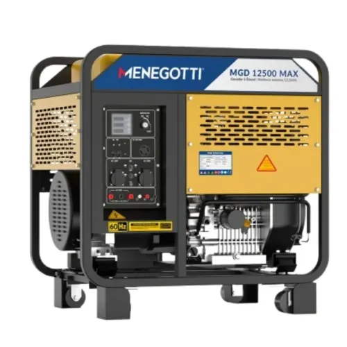 Gerador de Energia a Diesel MGD-G 12500 MAX 12,5Kva Monofásico MENEGOTTI