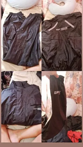 Capa de chuva GP TECH tamanho G já vai com a bota