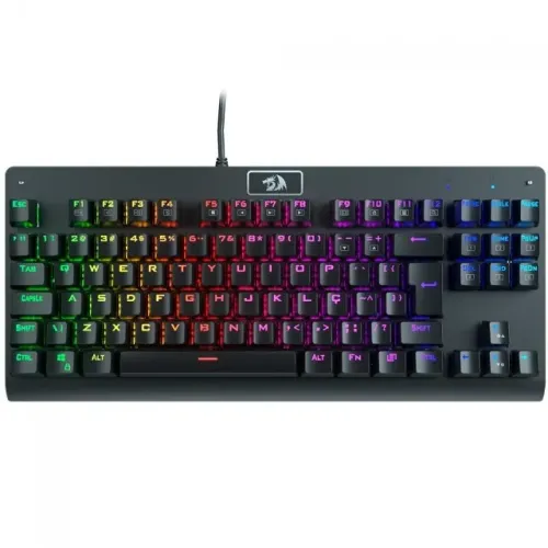 TECLADO MECANICO GAMER REDRAGON DARK AVENGER RGB SWITCH RED K568RGB-2 ABNT2 NOVO LACRADO!