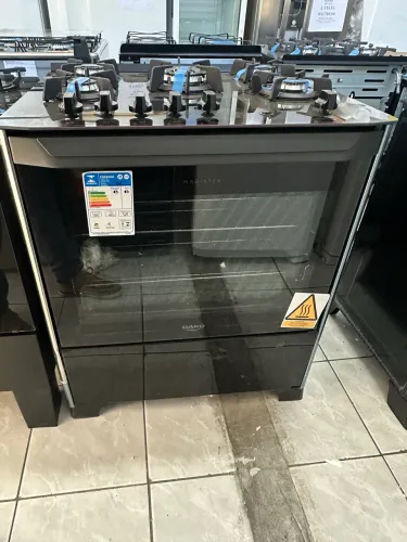 Fogão Dako 5 bocas mesa de vidro NOVO
