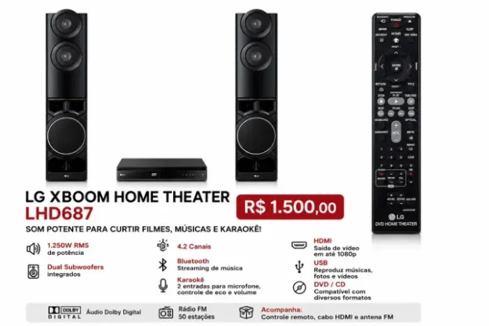 LG XBOOM Home Theater 