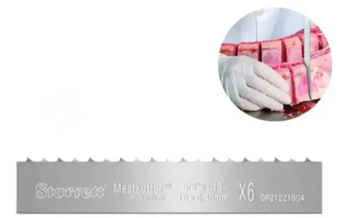 Lâmina Serra Fita Açougue Carne 2,52mts Starrett promoção