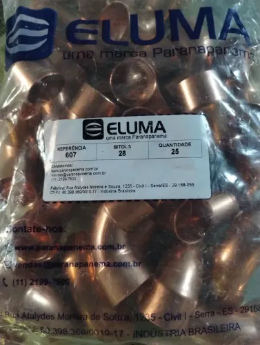 Joelho de cobre unidade R$9,99