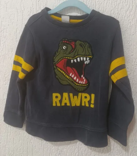 Moletom Gap dinossauro 3T