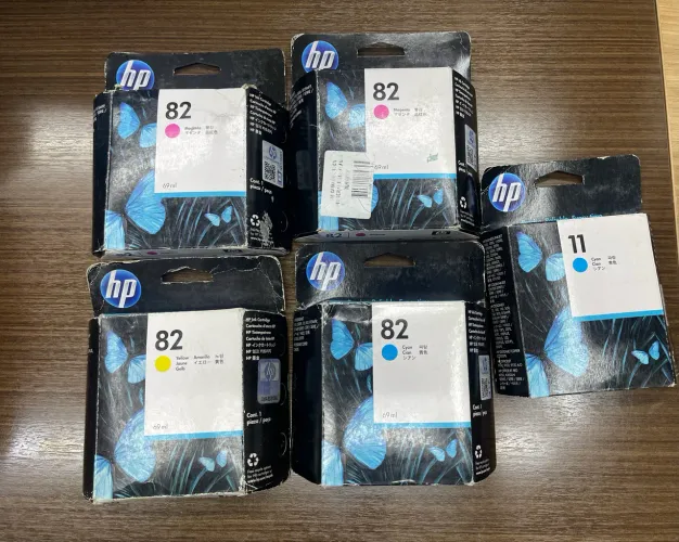 Cabeça hp 11 e cartucho hp 82 69ml