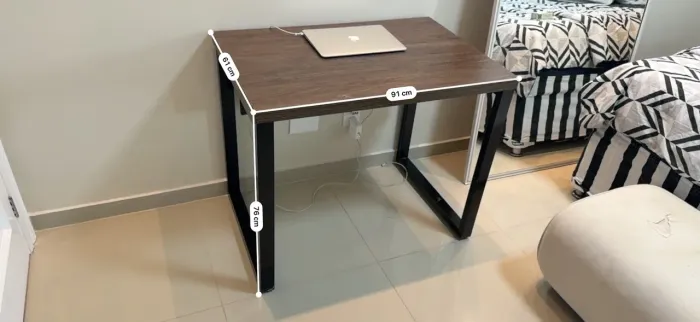 Mesa Escrivaninha de Estudo/Home Office Pandin Estilo Industrial