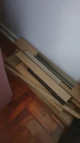 Pedaço madeira mdf sobra
