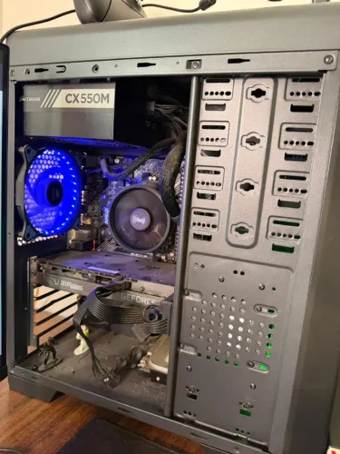Computador Ryzer 5 5600G + 16gb RAM + SSD 256GB + GeForce RTX 3060 + Placa mãe ASUS A520M