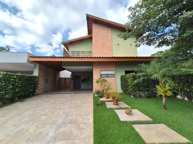 Casa com estilo casa de campo no Condomínio Villa Carioba em Americana/SP.