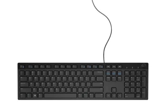 Teclado Multimídia Dell, ABNT2, Preto - KB216
