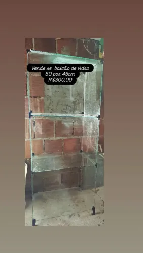 Balcão de vidro 