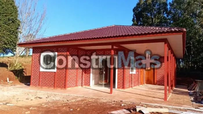 Casa 42mt, Pré moldada, fabricada em Concreto, Ponta Grossa, Castro, Carambei, Palmeira.