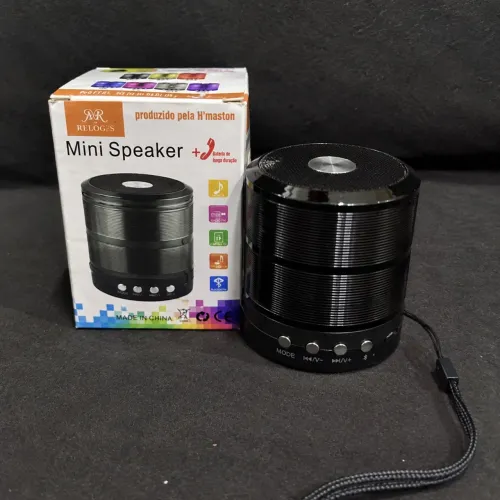 Caixa de Som Mini Speaker Bluetooth XDG-887 Preta