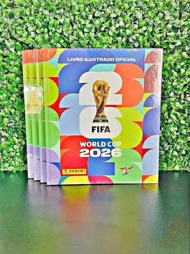 CAPA DURA Álbum Copa do Mundo 2026 Poucas unidades A Pronta Entrega