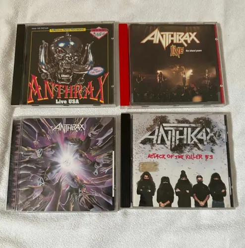 Cd anthrax colecao Heavy Metal Sepultura sodom slayer Metallica maiden sabbath kreator 