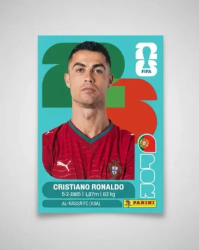 Figurinha do Cristiano Ronaldo oficial!