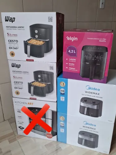 Disponíveis Ayr fryers