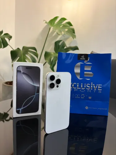IPHONE 16 PRO MAX \ 256g \ BRANCO \ PROMOÇÃO \ BATERIA 93%