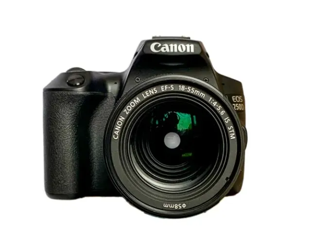 Canon EOS 250D + Lente 18-55mm IS STM + bolsa