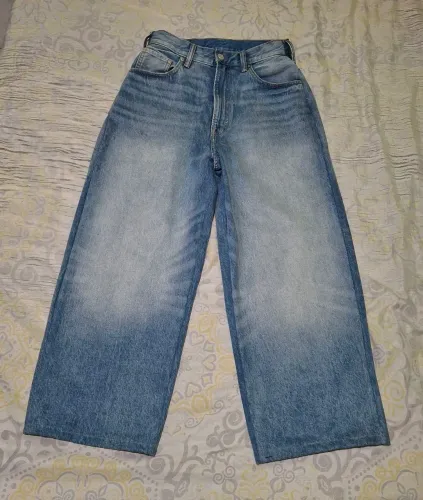 Calça jeans baggy H&M azul 38