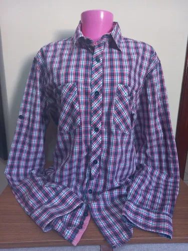 Camisa xadrez masculina zara