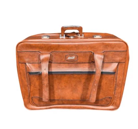 Mala vintage grande Dacto marrom - decoração clássica
