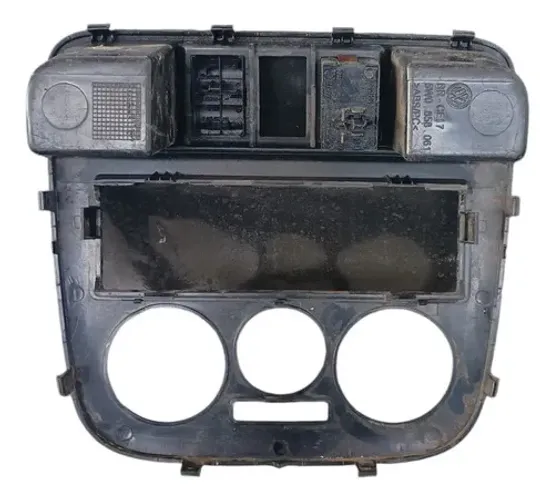 Moldura Painel Central Gol G4 2005 2007 Cinza-escuro