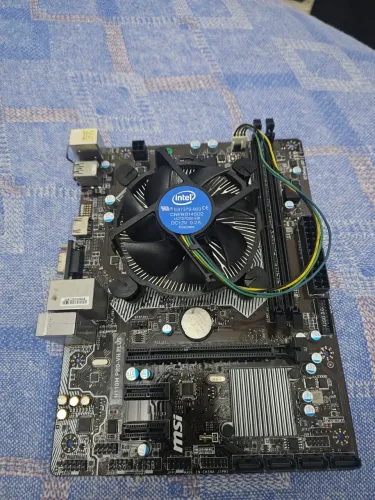 Placa Mãe + Processador
