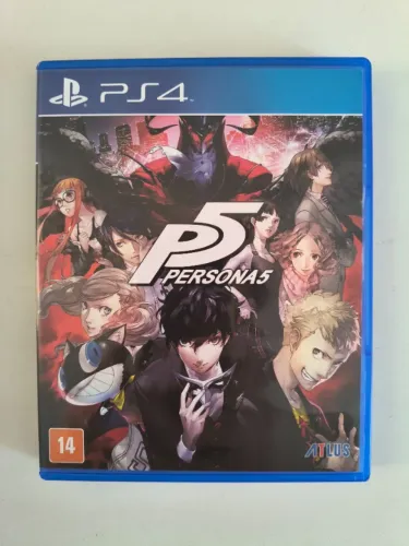 PS4 Persona 5 (em estado de novo)