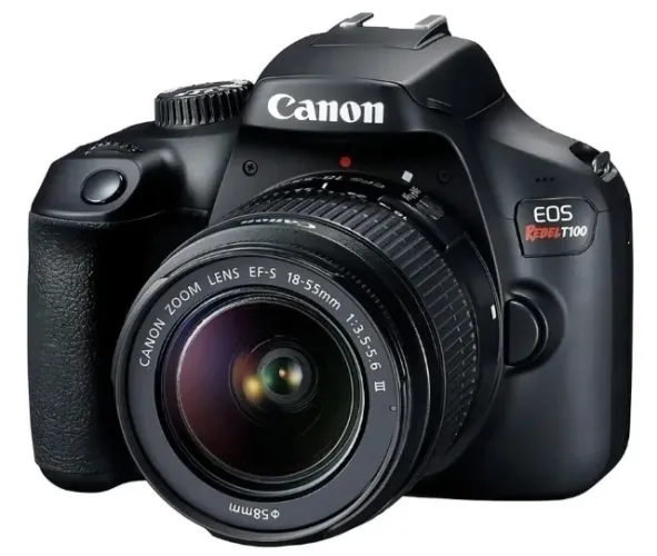 Câmera Fotográfica Canon Eos Rebel T100 Dslr