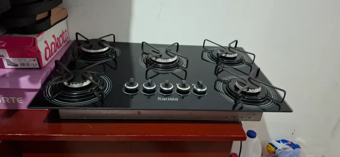 Fogão cooktop 5 bocas